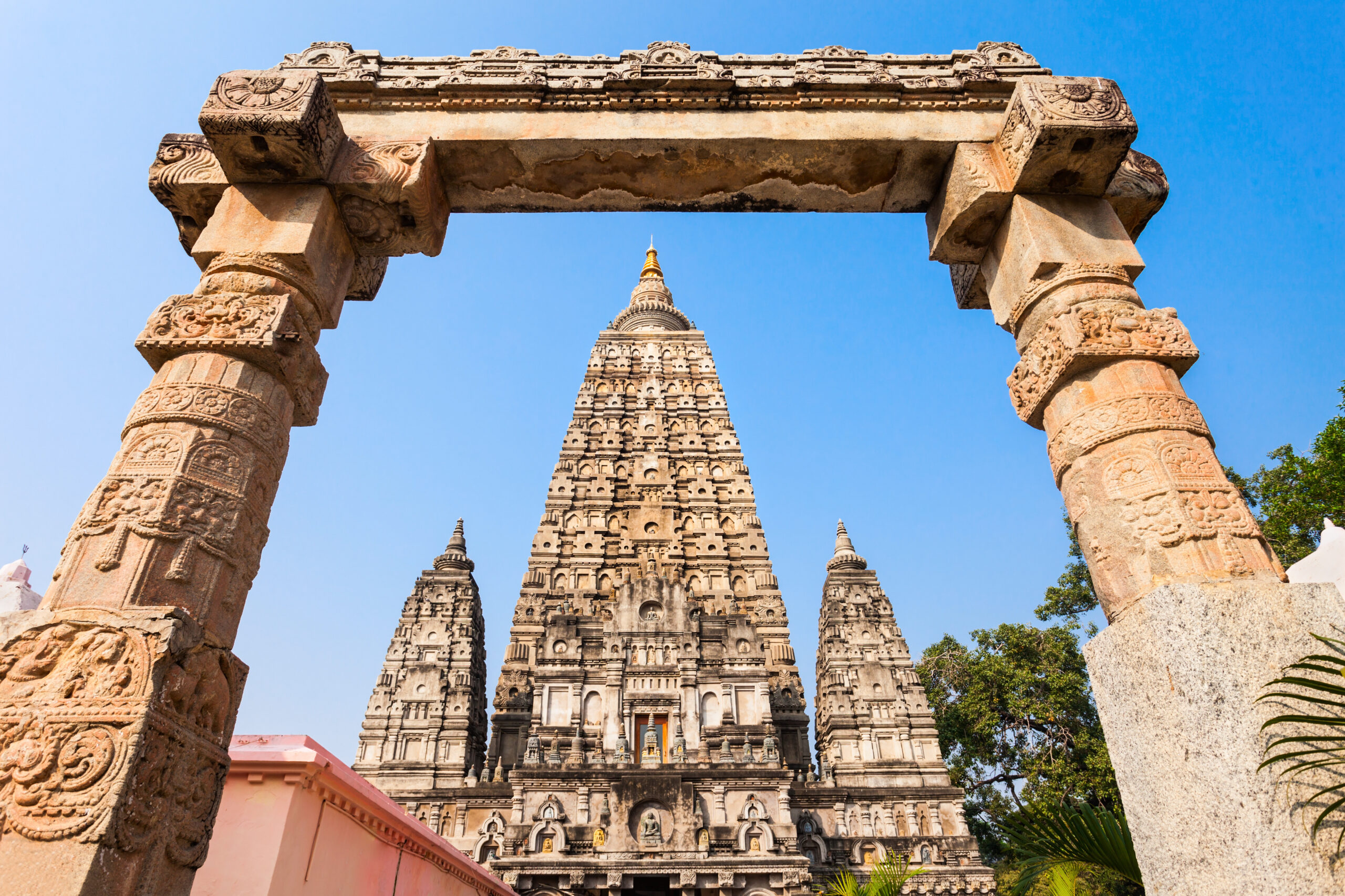 Bodh Gaya is a religious site and place of pilgrimage associated with the Mahabodhi Temple Complex in Gaya district in the state of Bihar, India